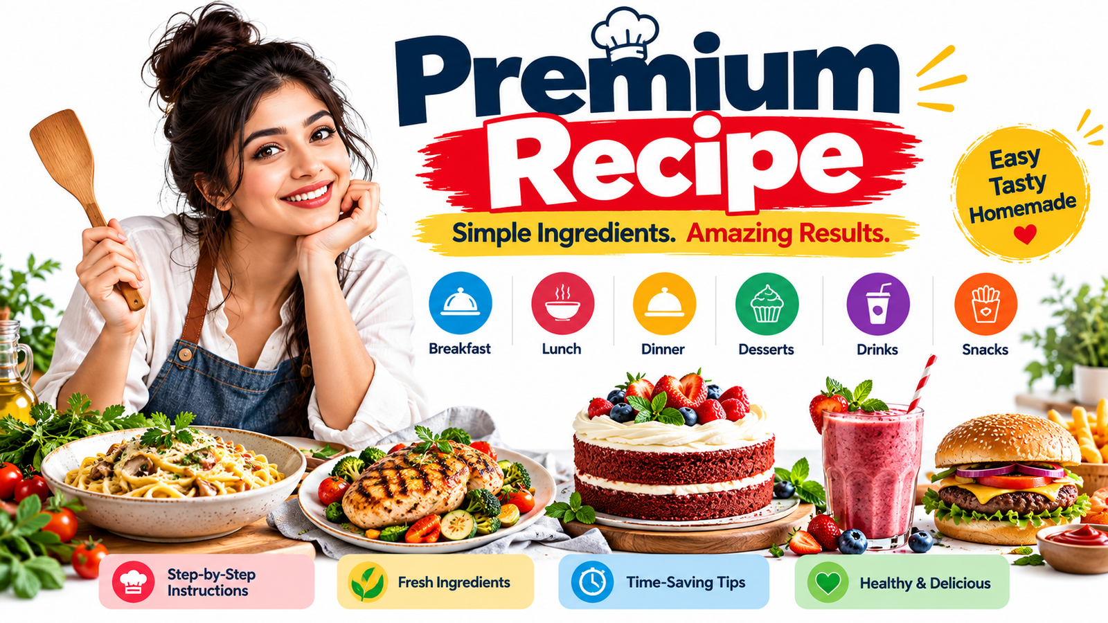 50,000+ Premium Recipe Ideas