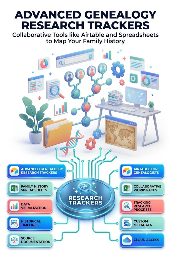 Advanced Genealogy Research Trackers: Airtable and Excel Systems for Family Historians
