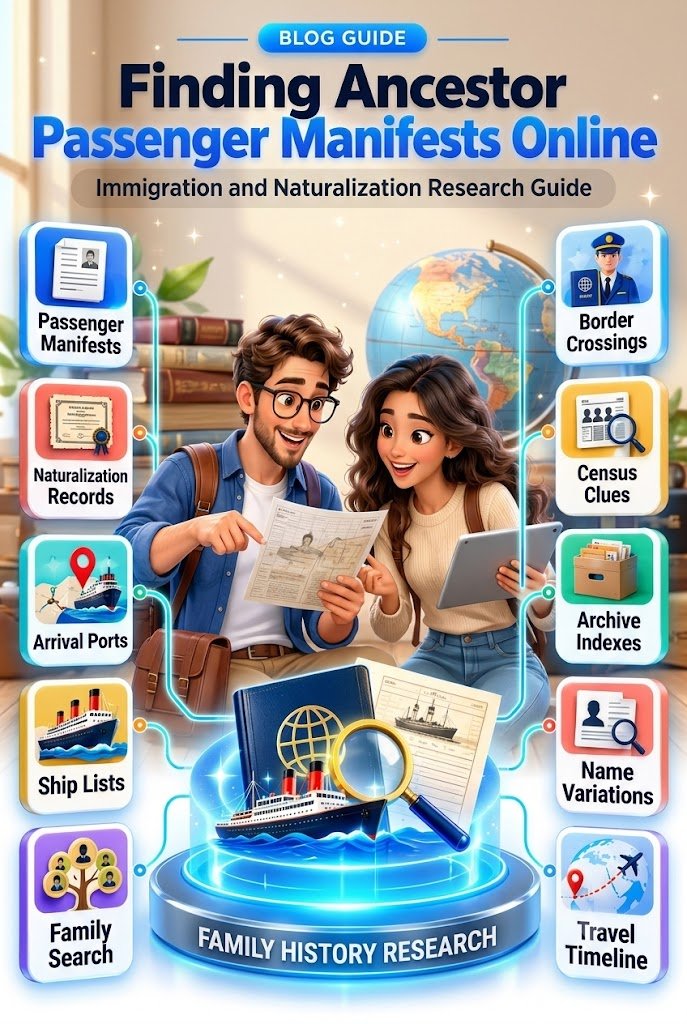 Immigration and Naturalization Research Guides: How to Find Your Ancestor’s Passenger Manifests Online