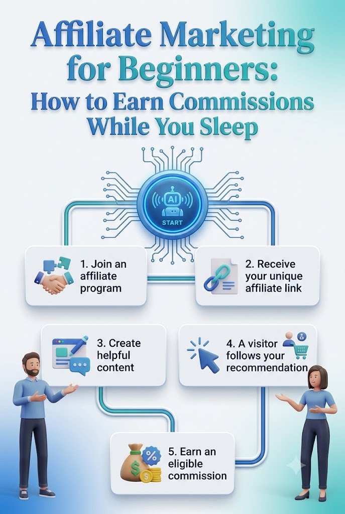 Affiliate Marketing for Beginners: How to Earn Commissions While You Sleep
