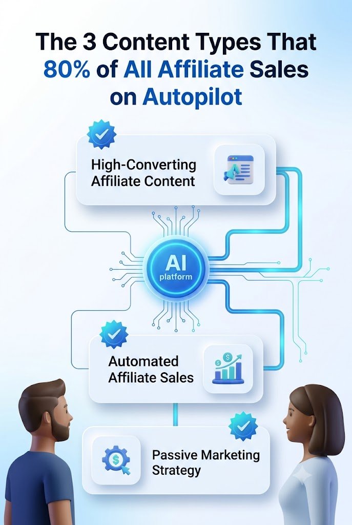The 3 Content Types That Generate 80% of All Affiliate Sales on Autopilot