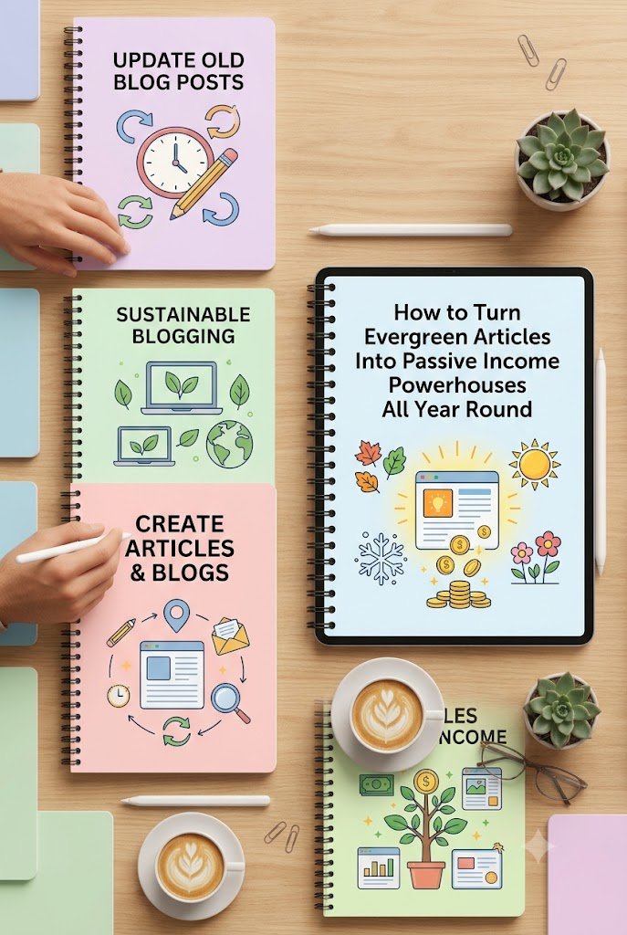 How to Turn Evergreen Articles Into Passive Income Powerhouses All Year Round