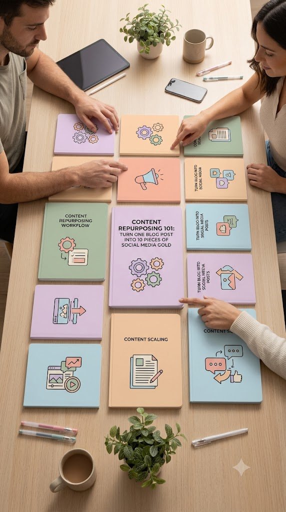  Content Repurposing 101: Turn One Blog Post Into 10 Pieces of Social Media Gold