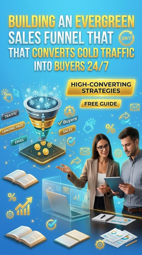 Building an Evergreen Sales Funnel That Converts Cold Traffic Into Buyers 24/7