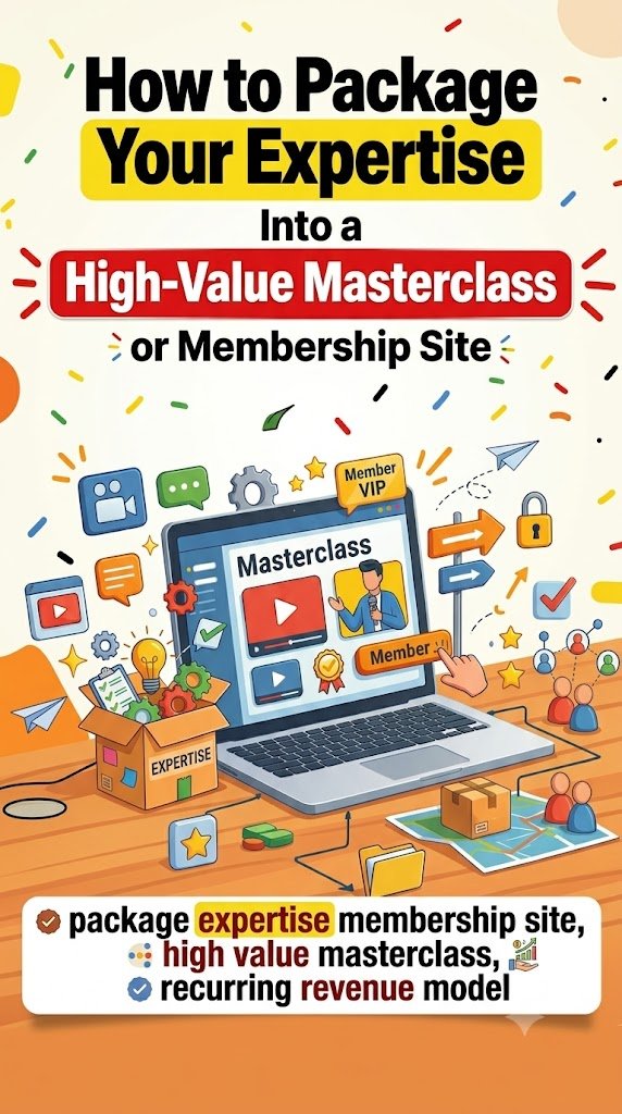 How to Package Your Expertise Into a High-Value Masterclass or Membership Site