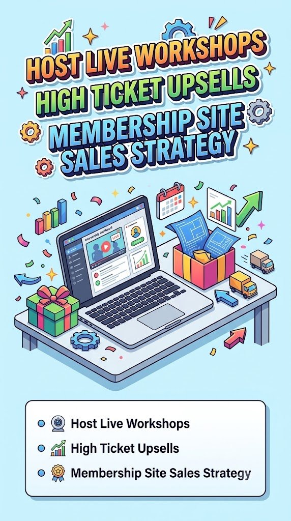 How to Host Live Workshops That Double as High-Ticket Membership Upsells