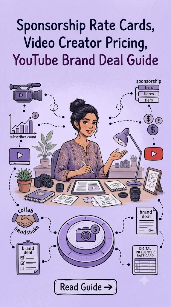 Sponsorship Rate Cards for Video Creators: 2026 Pricing Guide