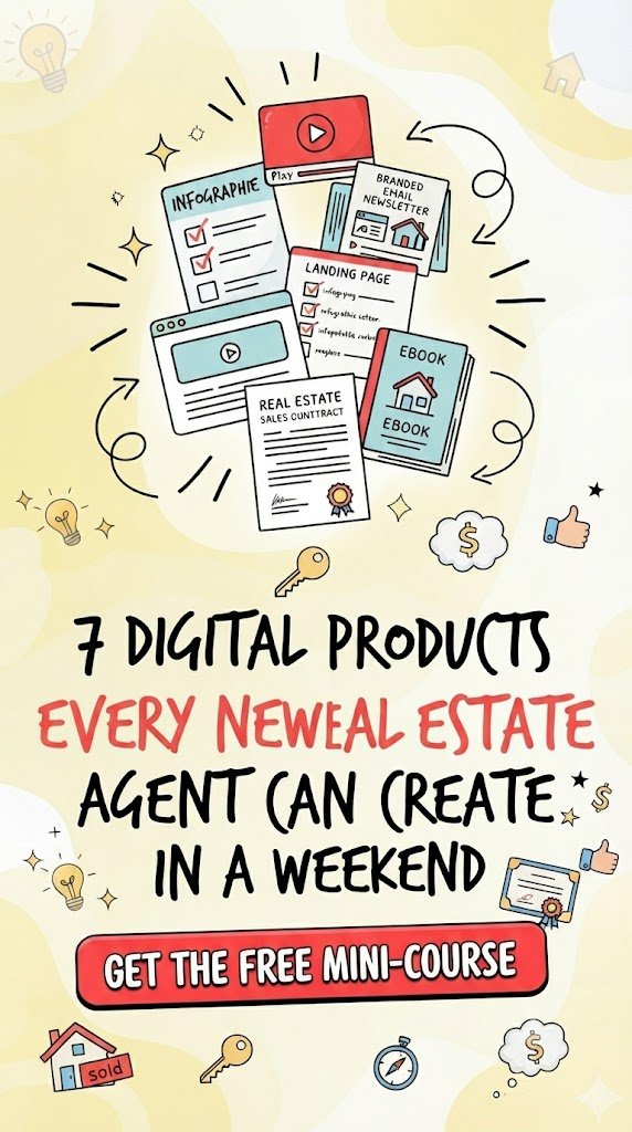 7 Digital Products Every New Real Estate Agent Can Create in a Weekend