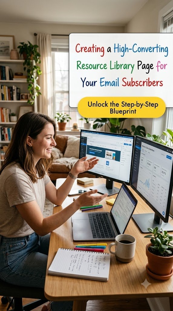 Creating a High-Converting Resource Library Page for Your Email Subscribers: Turn Free Downloads Into Loyal Readers and Paying Customers