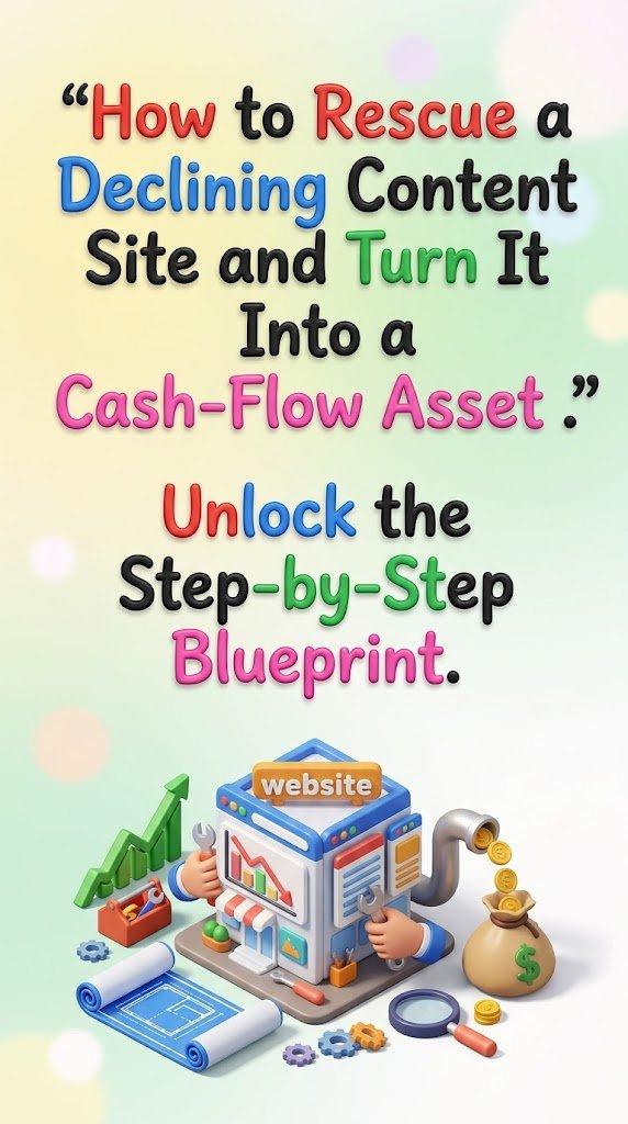 How to Rescue a Declining Content Site and Turn It Into a Cash-Flow Asset