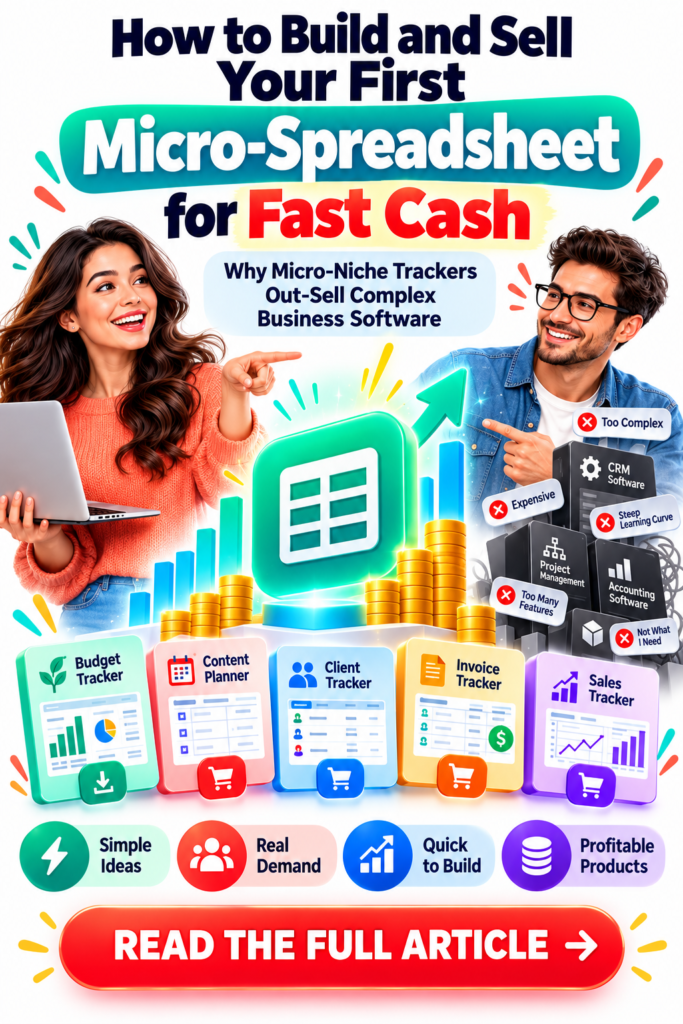 How to Build and Sell Your First Micro-Spreadsheet for Fast Cash