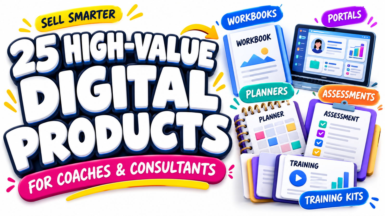 Digital Products for Coaches and Consultants: 25 High-Value Ideas to Create, Sell and Scale