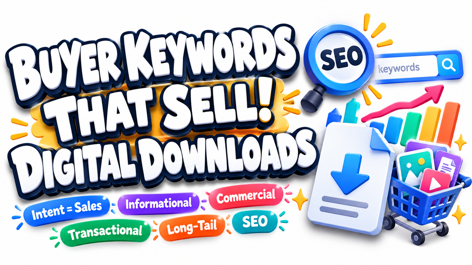 How to Use Buyer-Intent Keywords to Sell More Digital Downloads