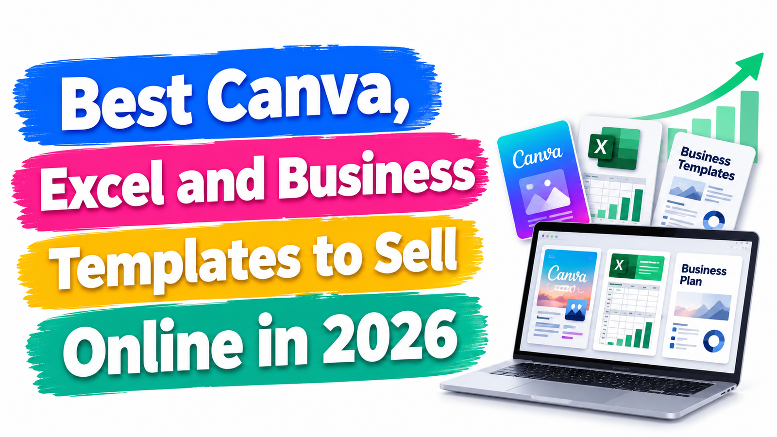 Best Canva, Excel and Business Templates to Sell Online in 2026