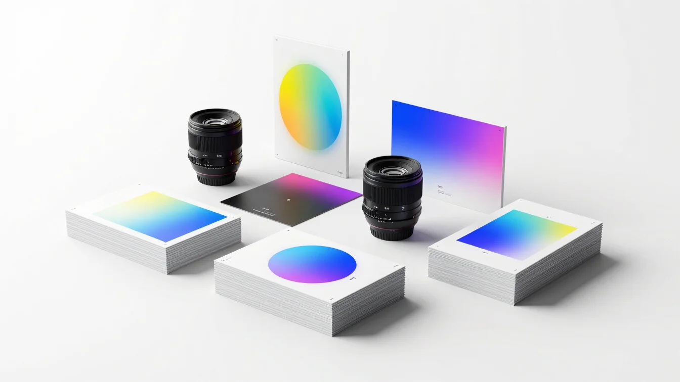 Stacked digital product covers of various marketing design templa