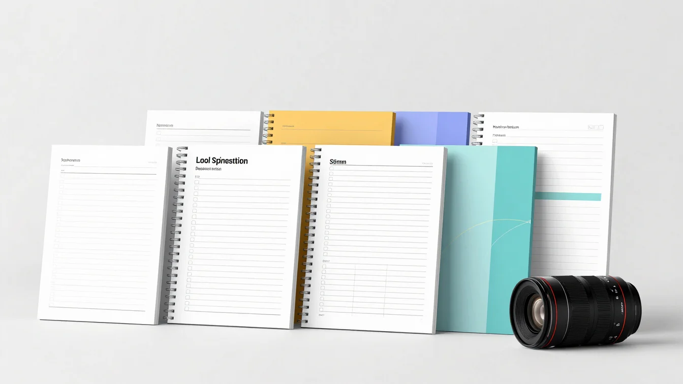 Stacked digital product covers of various worksheet templates, cr