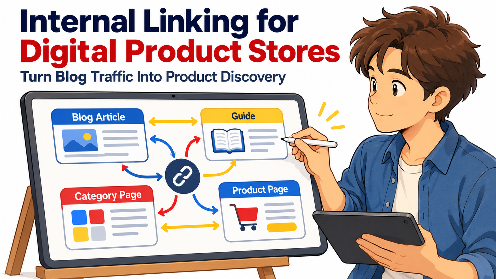 Internal Linking for Digital Product Stores: Turn Blog Traffic Into Product Discovery
