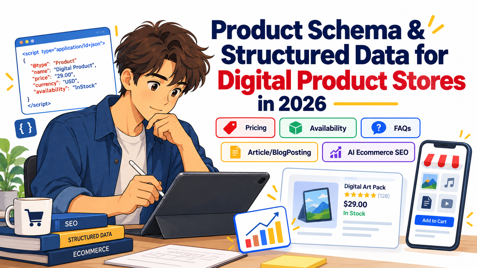 Product Schema & Structured Data for Digital Product Stores in 2026