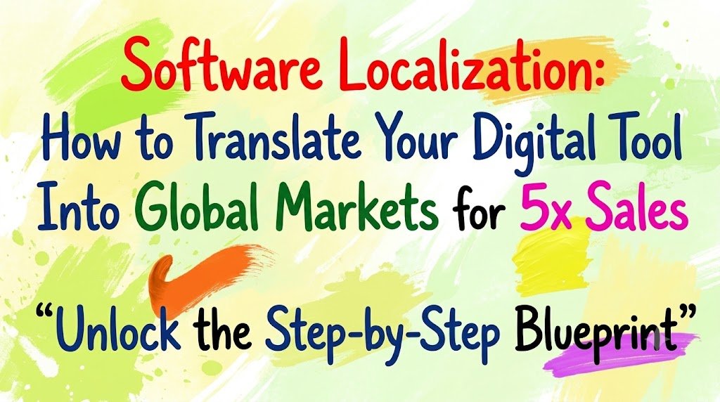 Software Localization: How to Translate Your Digital Tool Into Global Markets for 5x Sales