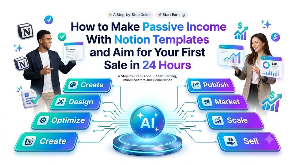 How to Make Passive Income With Notion Templates and Aim for Your First Sale in 24 Hours