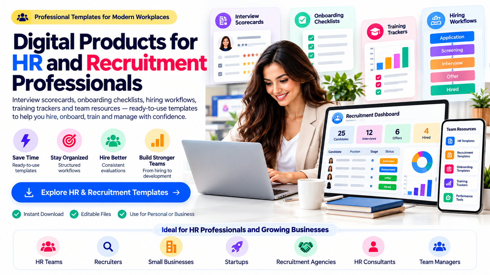 Digital Products for HR and Recruitment Professionals: A Practical B2B Niche for 2026