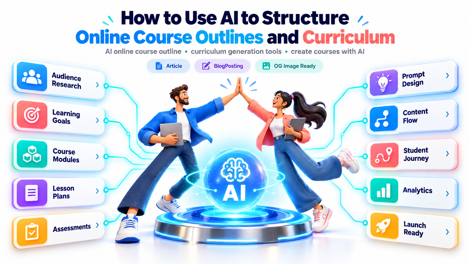 How to Use AI to Structure Comprehensive Online Course Outlines and Curriculum