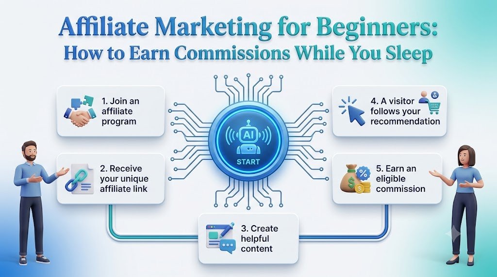 Affiliate Marketing for Beginners: How to Earn Commissions While You Sleep