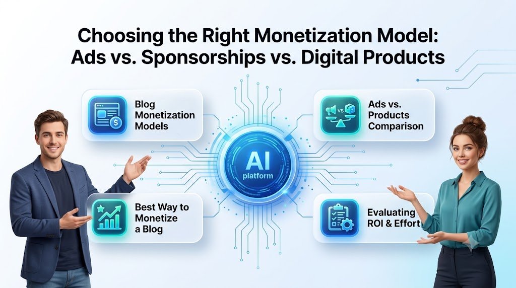 Choosing the Right Monetization Model: Ads vs. Sponsorships vs. Digital Products