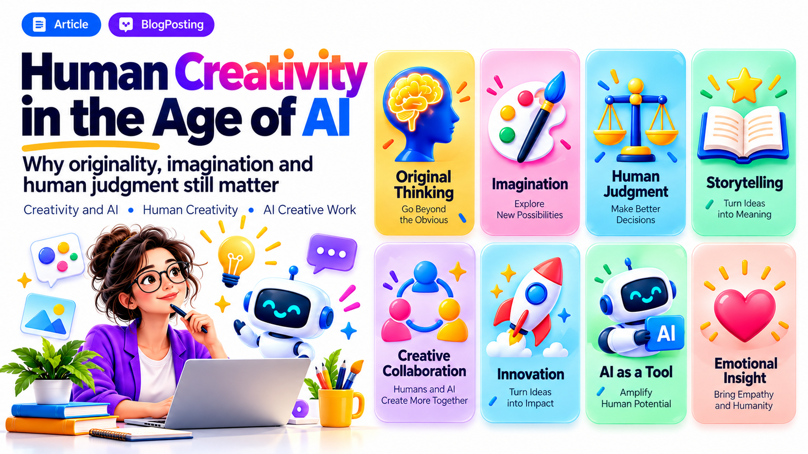 Human Creativity in the Age of AI: Why Original Thinking Matters More Than Ever