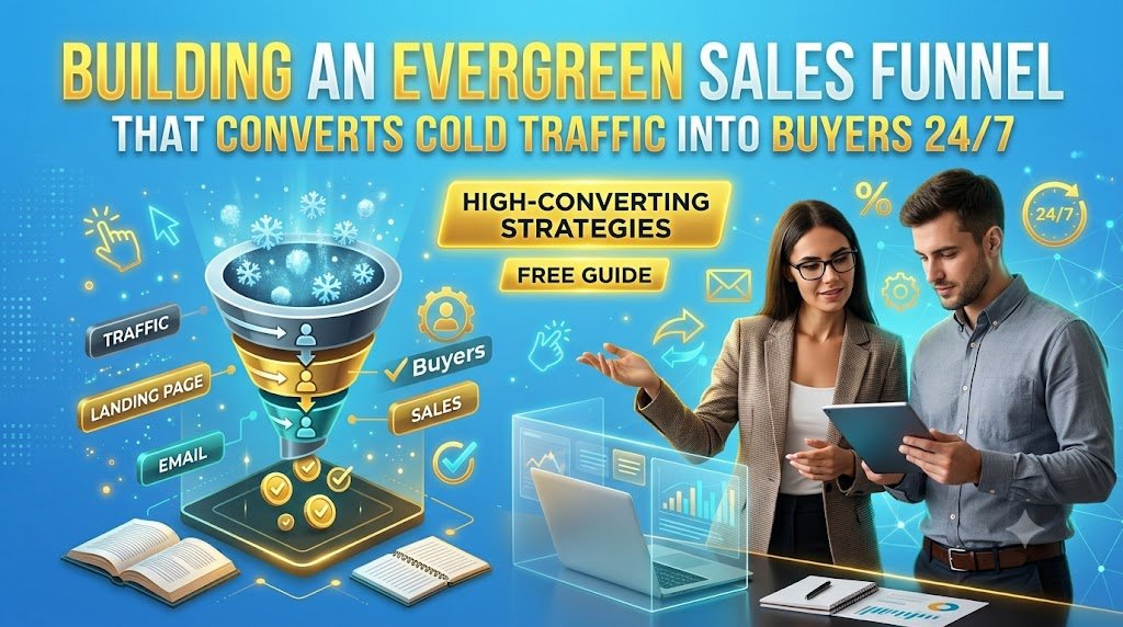 Building an Evergreen Sales Funnel That Converts Cold Traffic Into Buyers 24/7