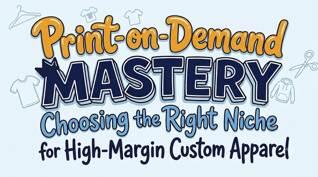 Print-on-Demand Mastery: Choosing the Right Niche for High-Margin Custom Apparel