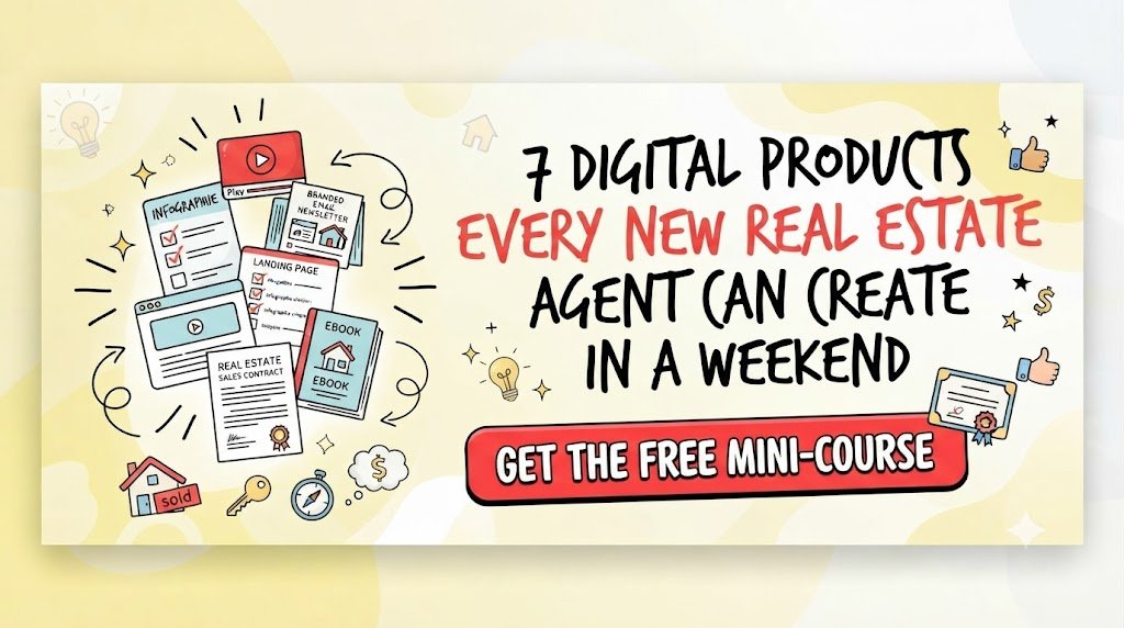 7 Digital Products Every New Real Estate Agent Can Create in a Weekend