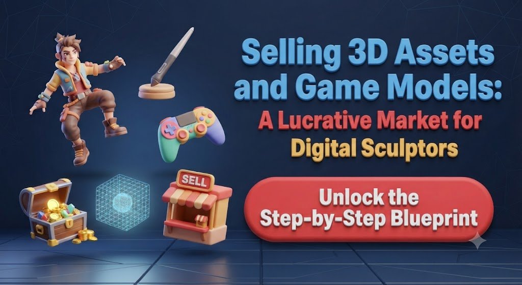 Selling 3D Assets and Game Models: A Lucrative Market for Digital Sculptors