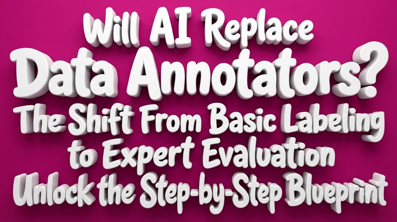 Will AI Replace Data Annotators? The Shift From Basic Labeling to Expert Evaluation