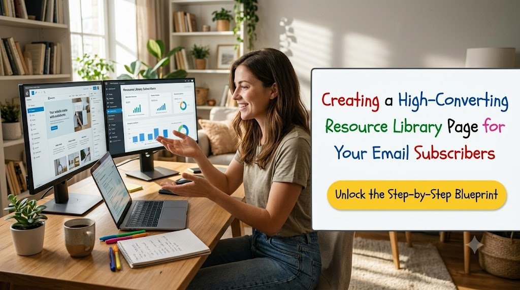 Creating a High-Converting Resource Library Page for Your Email Subscribers: Turn Free Downloads Into Loyal Readers and Paying Customers