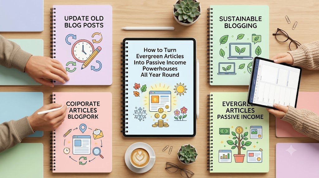 How to Turn Evergreen Articles Into Passive Income Powerhouses All Year Round