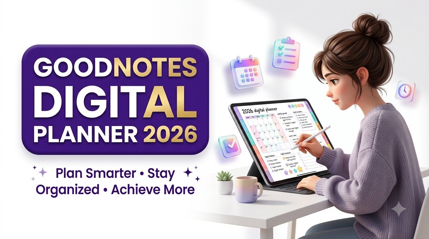 Best Digital Planner for Good-notes 2026: Plan Smarter, Stay Organised & Get More Done