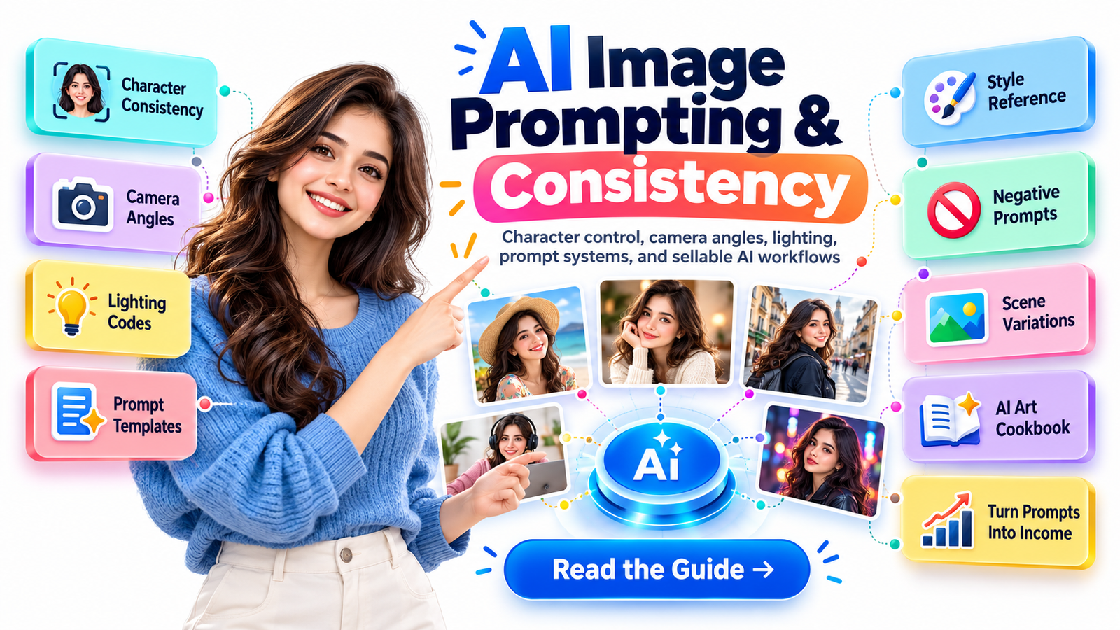 The Complete Guide to Better Characters, Smarter Prompts, and Sellable AI Art Systems