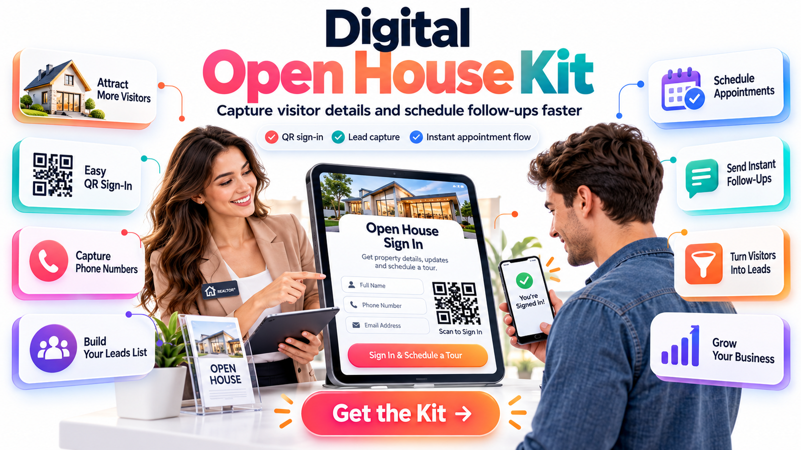 Ditch the Clipboard: How a Digital Open House Kit Triples Your Lead Capture Rate
