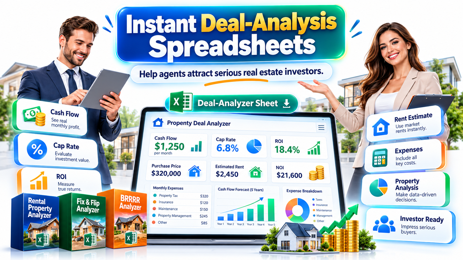 How to Attract Serious Real Estate Investors by Providing Instant Deal-Analysis Spreadsheets