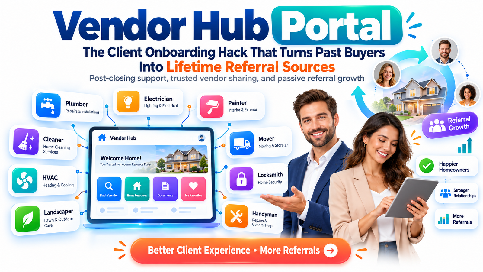 Vendor Hub Portal: The Client Onboarding Hack That Turns Past Buyers Into Lifetime Referral Sources