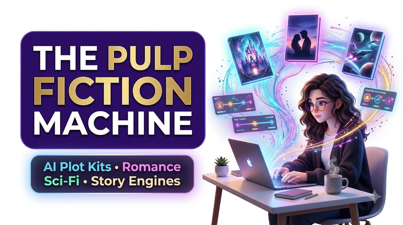 Discover how to create and sell AI fiction plot kits, romance beat sheets, character bibles, and sci-fi story outlines for indie authors.