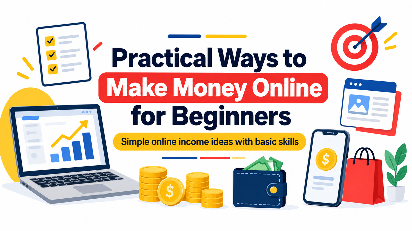 Simple and Practical Online Income Ideas for Complete Beginners