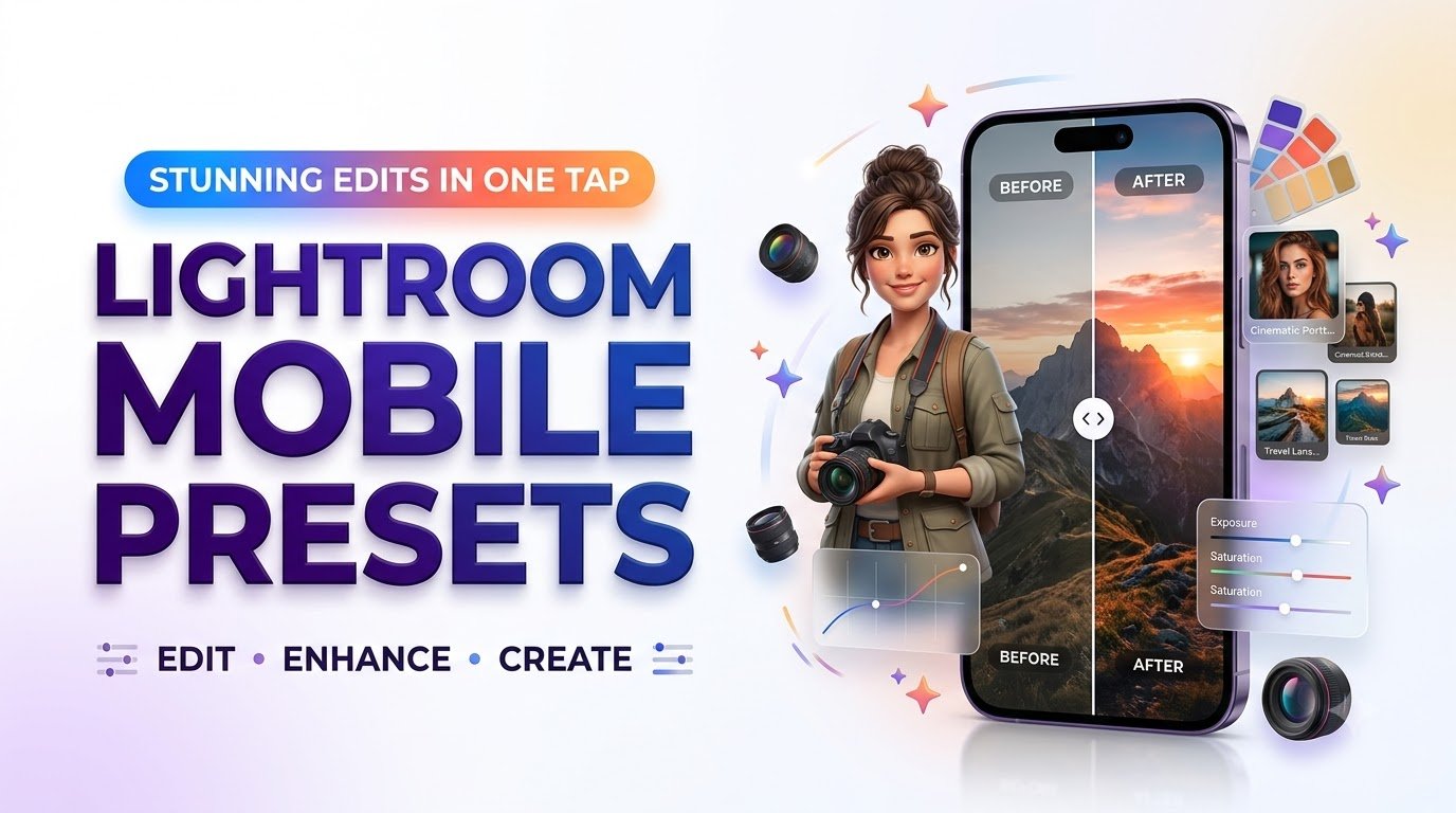 Lightroom Mobile Presets Pack: Stunning Photo Edits in One Tap