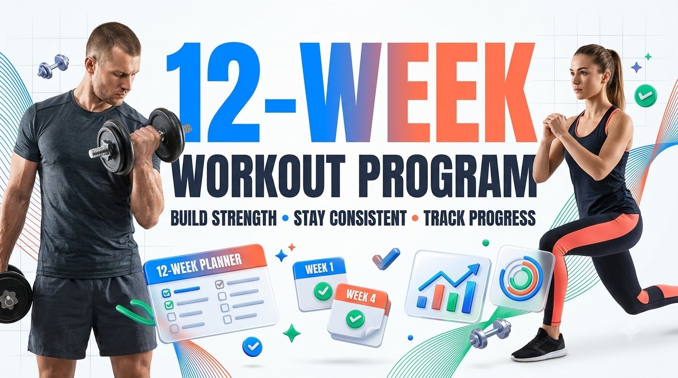 12-Week Workout Program PDF: Your Complete Fitness Transformation Plan