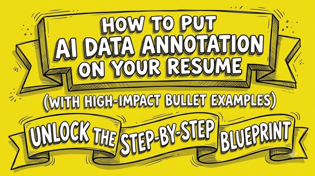 AI Data Annotation Resume: Skills & Bullet Examples