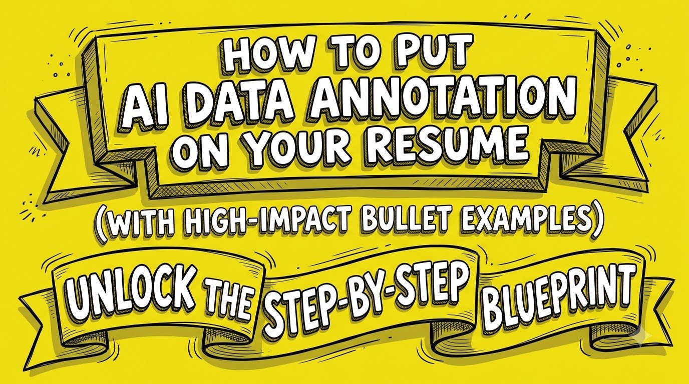AI Data Annotation Resume: Skills & Bullet Examples