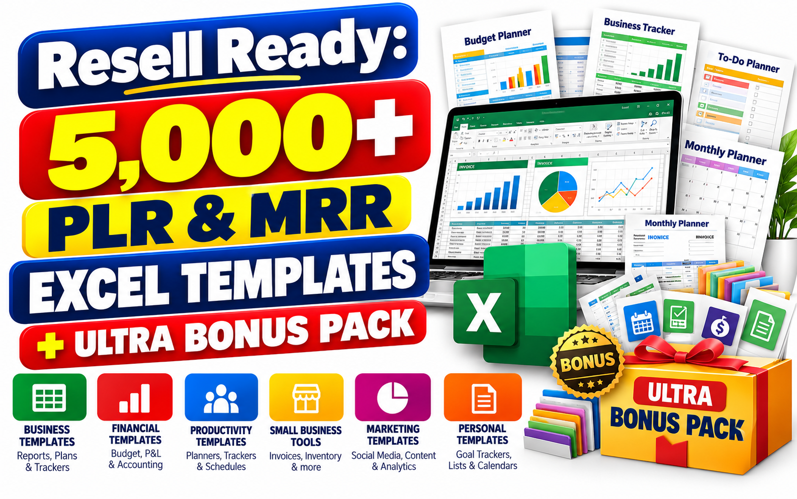 PLR & MRR Excel Templates
