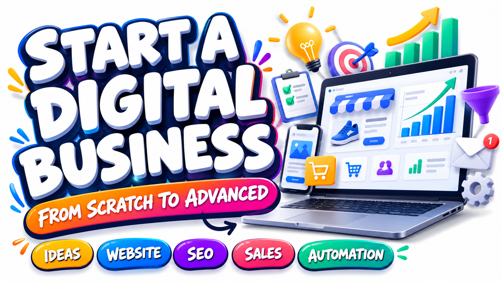 How to Start a Digital Business From Scratch and Grow It to an Advanced Level