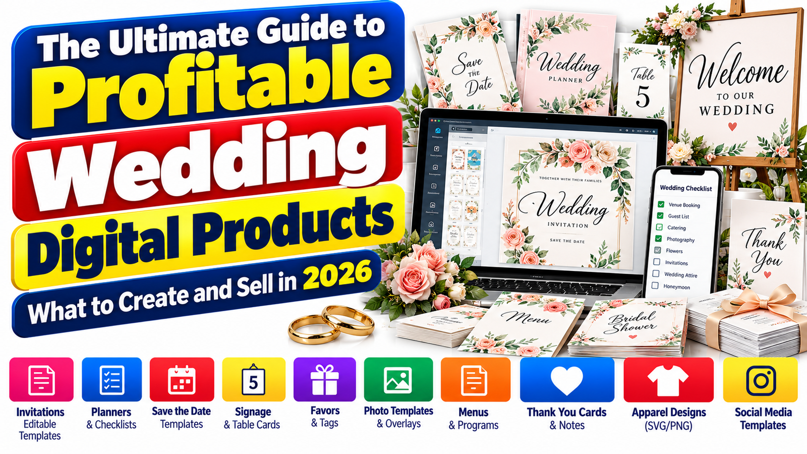 The Ultimate Guide to Profitable Wedding Digital Products: What to Create and Sell in 2026